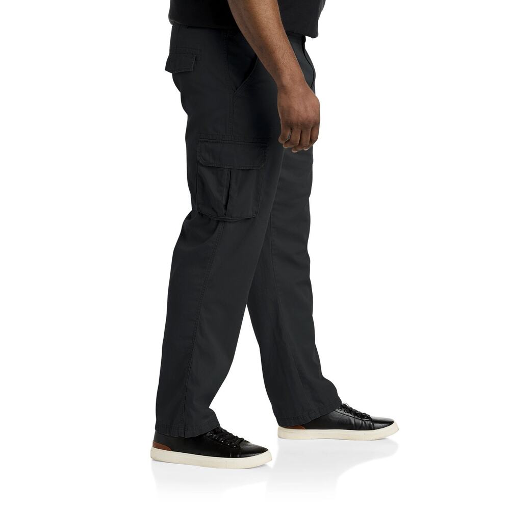 True Nation Relaxed Fit Pants Mens Sz 40 Gray Pockets Baggy Cargo Oversized Rave